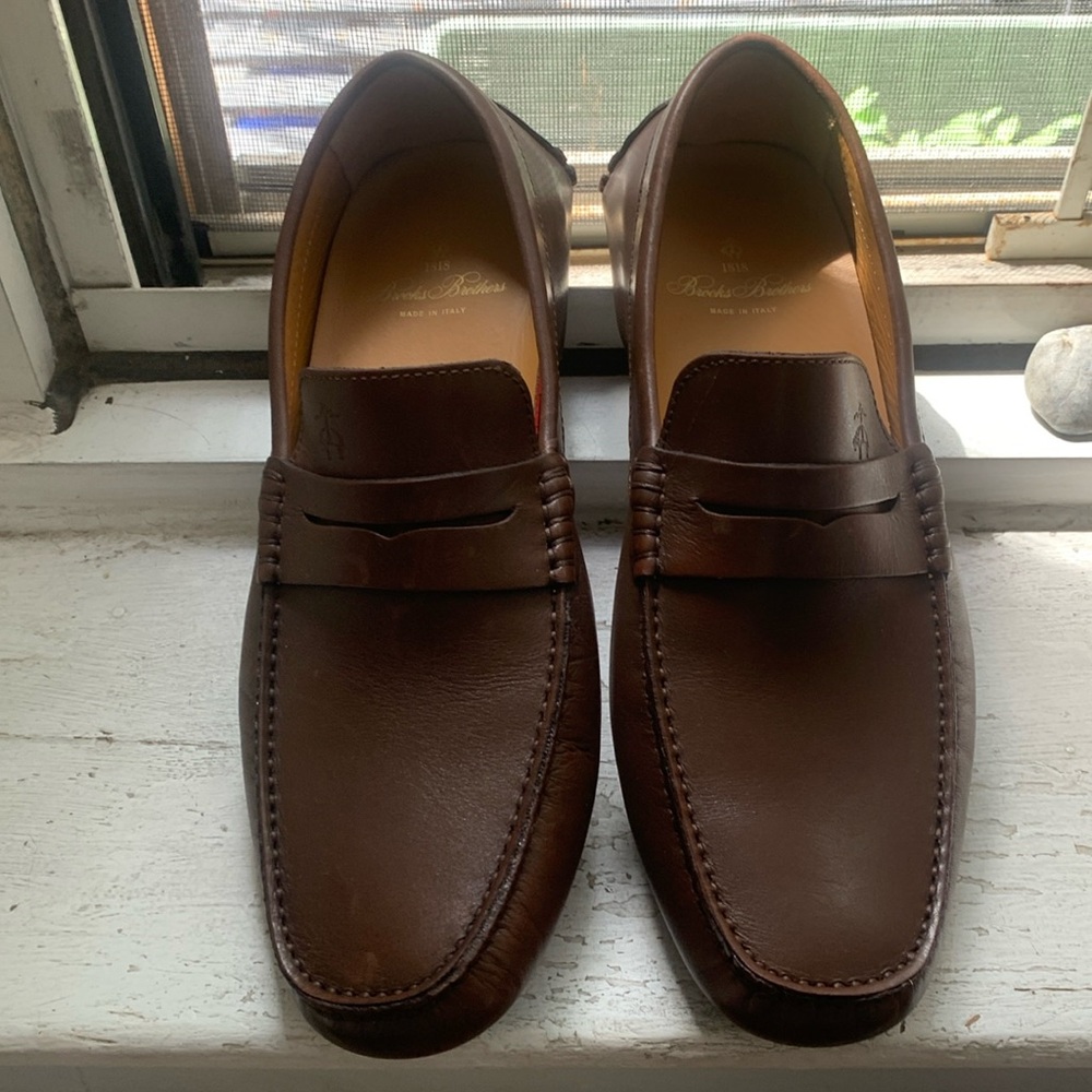 🥳Host Pick🥳 Brooks Brothers leather loafers